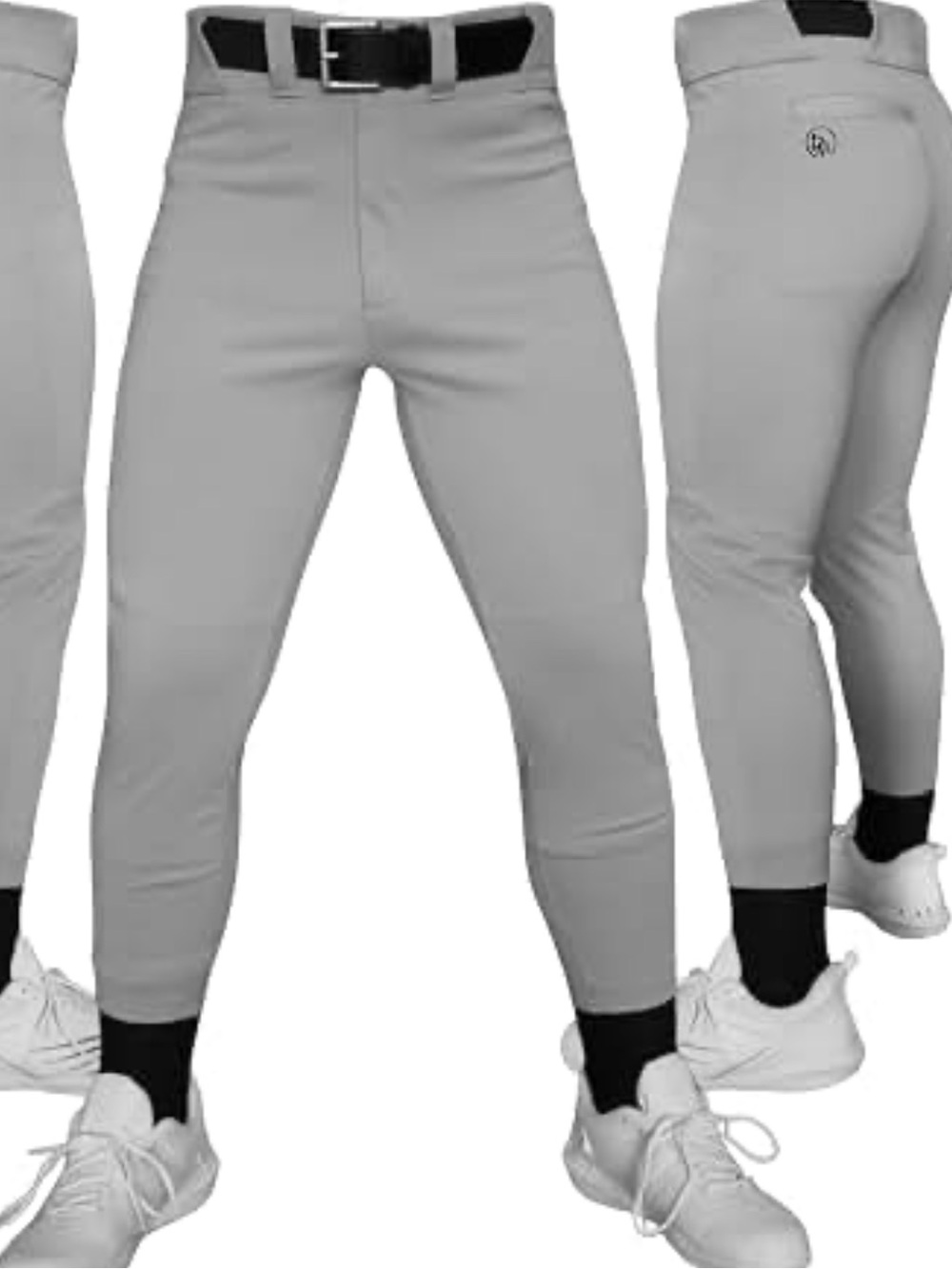 Dirty Minds Gray Men’s Baseball Pants Small